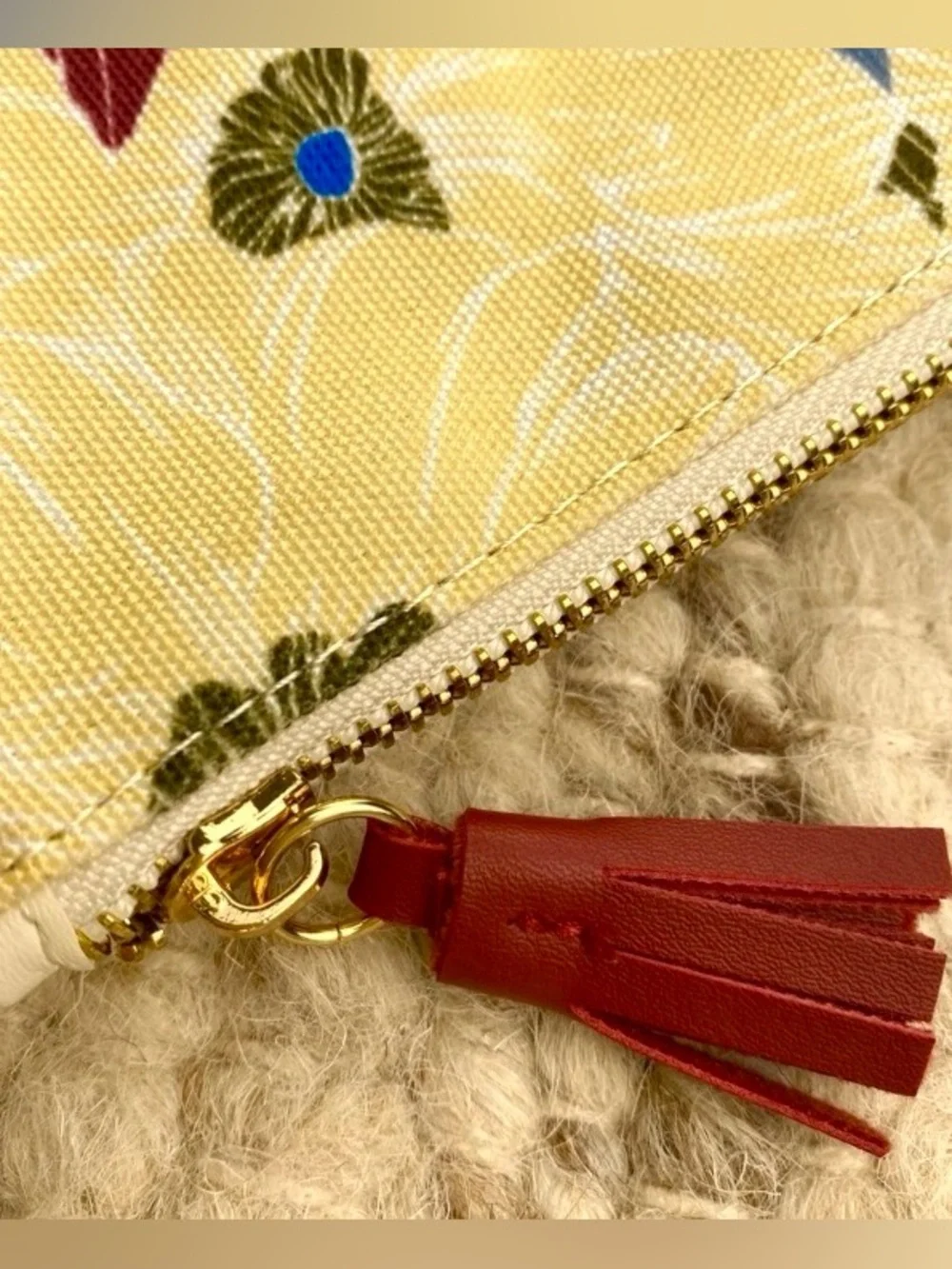 Anthropologie Rachel Pally Floral Foldover Clutch Pouch NWOT